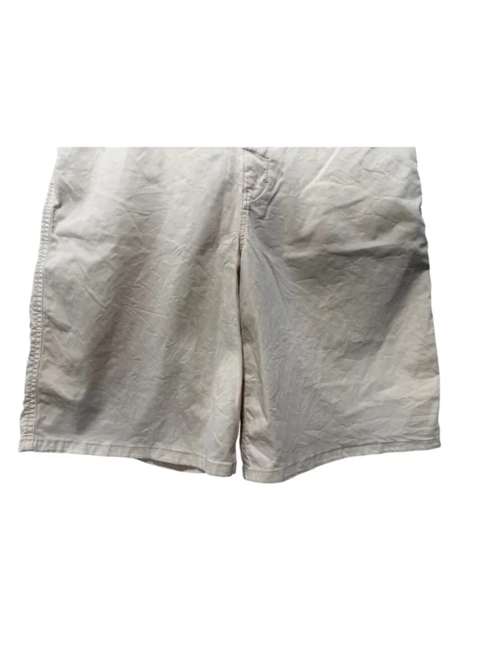 Anthropologie Mid Rise Classic Bermuda Shorts Jorts 28 Butter Yellow Baggy Y2K